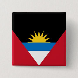 Flagge von Antigua und Barbuda Button