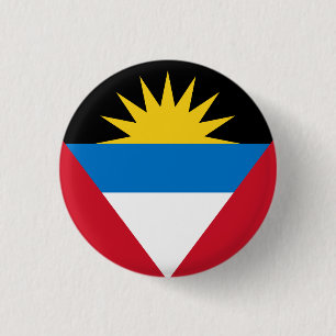 Flagge von Antigua und Barbuda Button