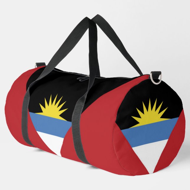 Flagge von Antigua und Barbuda Duffle Bag (Linke Ecke)