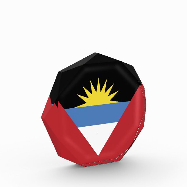 Flagge von Antigua und Barbuda Fotoblock (Links)
