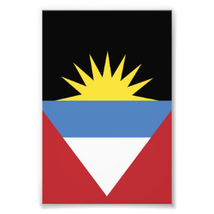 Flagge von Antigua und Barbuda Fotodruck