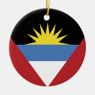 Flagge von Antigua und Barbuda Keramik Ornament