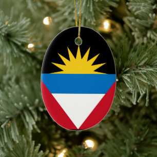 Flagge von Antigua und Barbuda Keramik Ornament