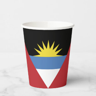 Flagge von Antigua und Barbuda Pappbecher