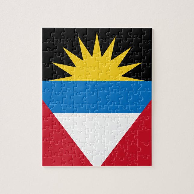 Flagge von Antigua und Barbuda Puzzle (Vertikal)