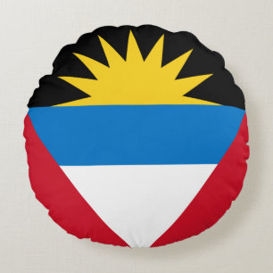 Flagge von Antigua und Barbuda Rundes Kissen