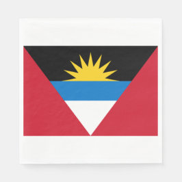 Flagge von Antigua und Barbuda Serviette