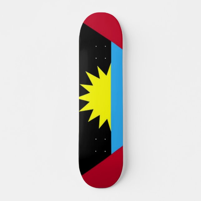 Flagge von Antigua und Barbuda Skateboard (Vorne)