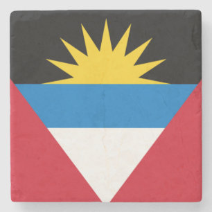 Flagge von Antigua und Barbuda Steinuntersetzer