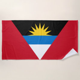 Flagge von Antigua und Barbuda Strandtuch