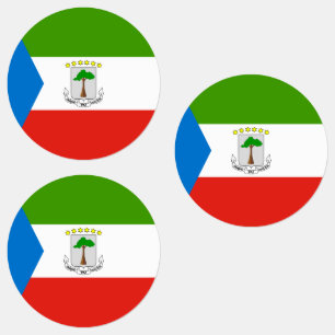 Flagge von Äquatorialguinea Etiketten