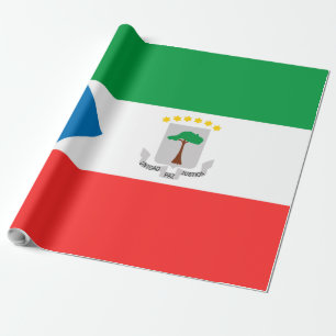 Flagge von Äquatorialguinea Geschenkpapier