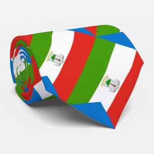Flagge von Äquatorialguinea Krawatte