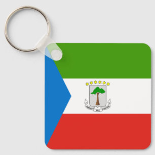 Flagge von Äquatorialguinea Schlüsselanhänger