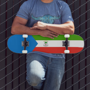Flagge von Äquatorialguinea Skateboard