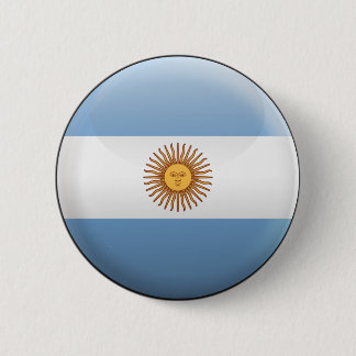 Flagge von Argentinien Button