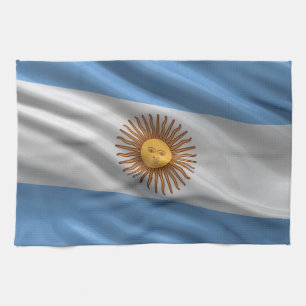 Flagge von Argentinien Küchentuch