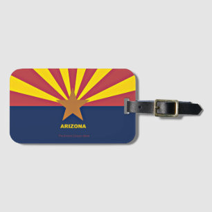 Flagge von Arizona Gepäckanhänger
