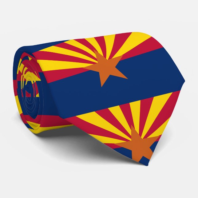 Flagge von Arizona Krawatte (Gerollt)