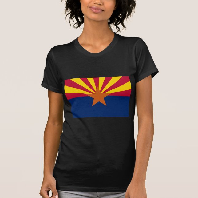 Flagge von Arizona T-Shirt (Vorderseite)