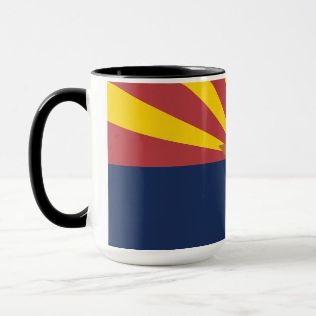 Flagge von Arizona Tasse (Links)