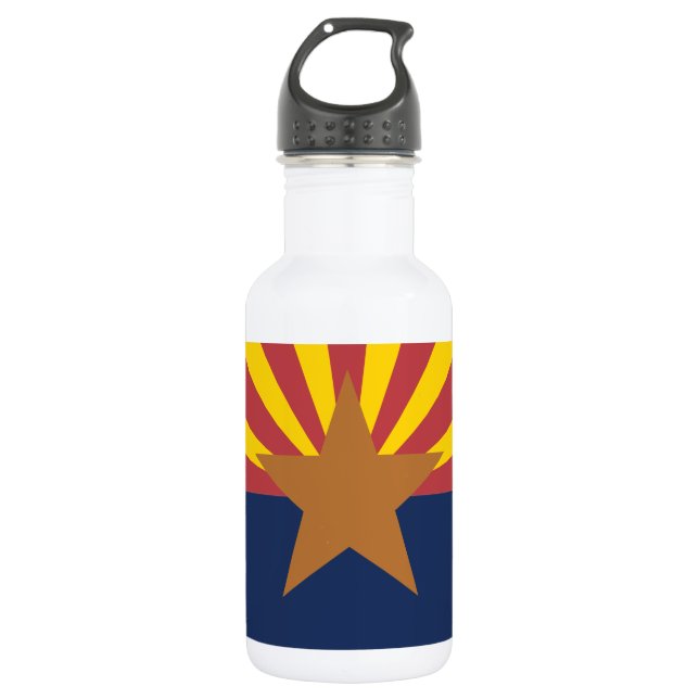 Flagge von Arizona Trinkflasche (Vorderseite)
