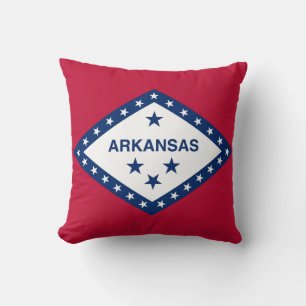 Flagge von Arkansas Kissen