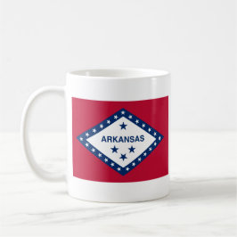 Flagge von Arkansas Tasse