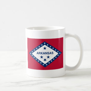 Flagge von Arkansas Tasse