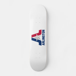 Flagge von Arlington, Skateboard von Texas