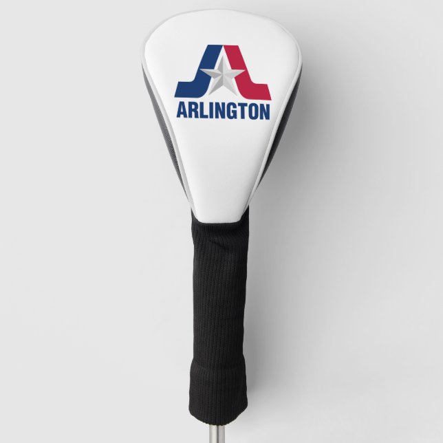 Flagge von Arlington, Texas Golf Head Cover Golf Headcover (Vorderseite)