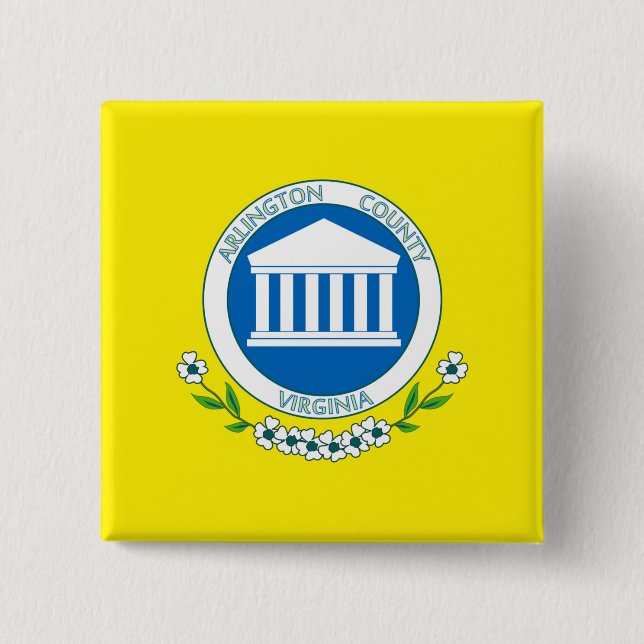 Flagge von Arlington (Virginia) Button (Vorderseite)
