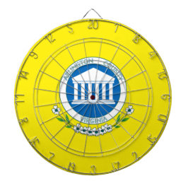 Flagge von Arlington (Virginia) Dartscheibe