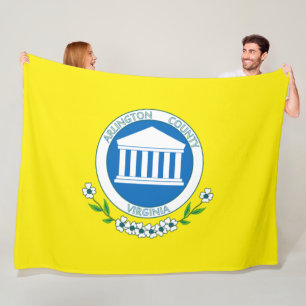 Flagge von Arlington (Virginia) Fleecedecke