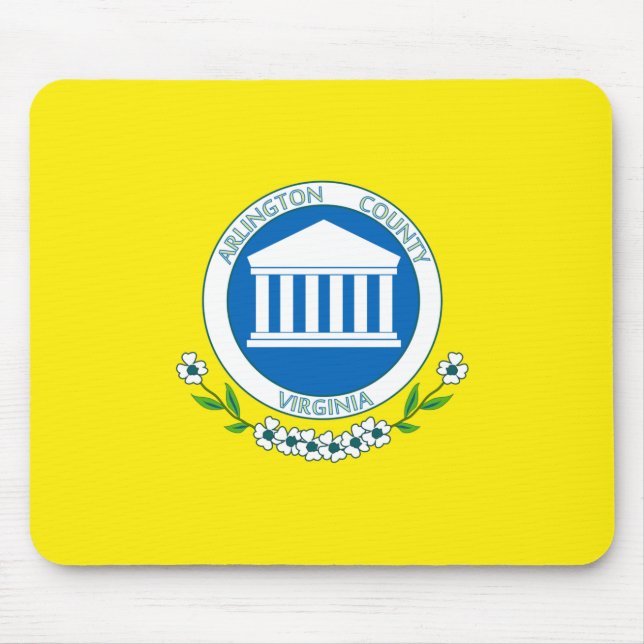 Flagge von Arlington (Virginia) Mousepad (Vorne)