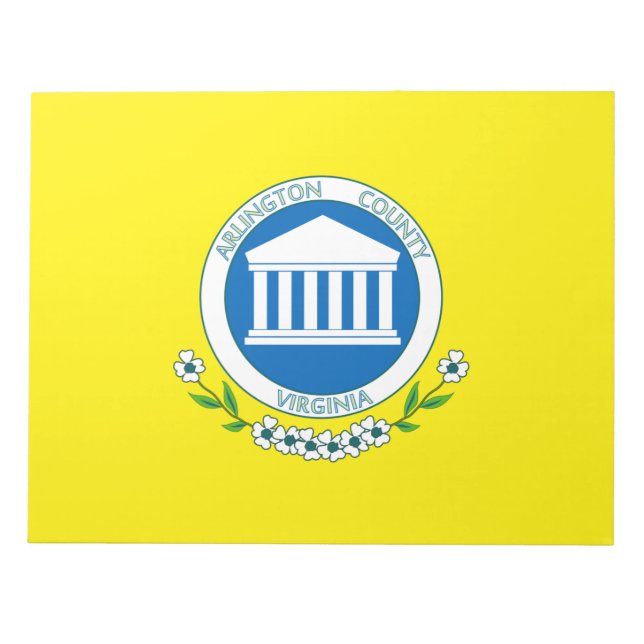 Flagge von Arlington (Virginia) Notizblock (Vorderseite)