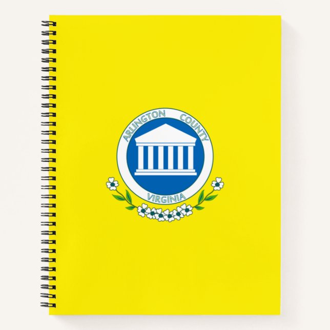Flagge von Arlington (Virginia) Notizbuch (Vorderseite)