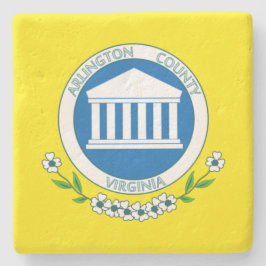 Flagge von Arlington (Virginia) Steinuntersetzer