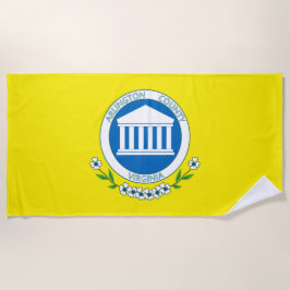 Flagge von Arlington (Virginia) Strandtuch