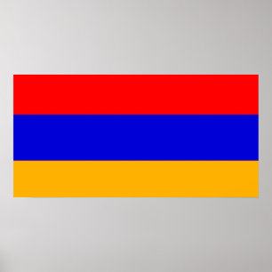Flagge von Armenien-Plakat Poster