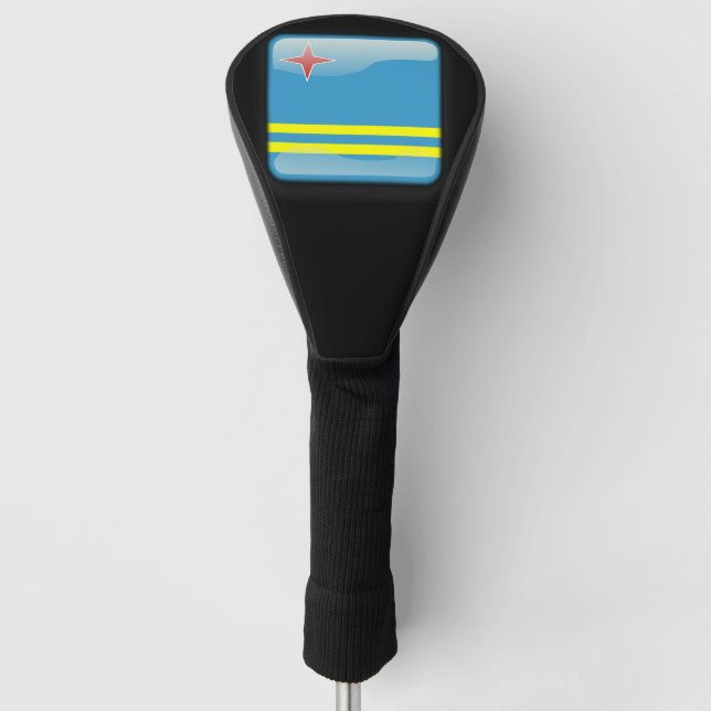 Flagge von Aruba Golf Headcover (Vorderseite)