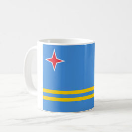 Flagge von Aruba Kaffeetasse