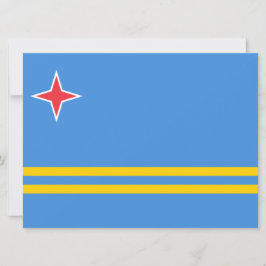 Flagge von Aruba Karte