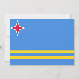 Flagge von Aruba Karte