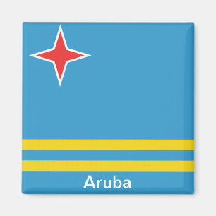 Flagge von Aruba Magnet