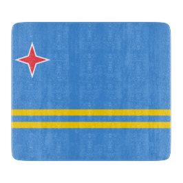Flagge von Aruba Schneidebrett