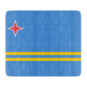 Flagge von Aruba Schneidebrett