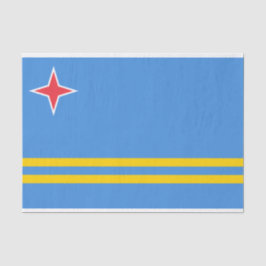 Flagge von Aruba Seidenpapier