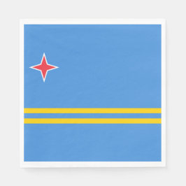 Flagge von Aruba Serviette