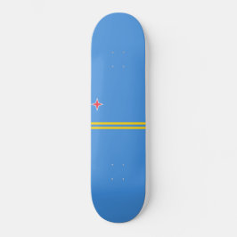 Flagge von Aruba Skateboard